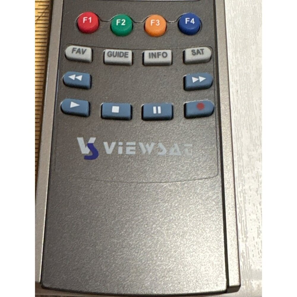 Viewsat Remote Control HST-318 Universal Gray Black 9" Tested - Picture 3 of 5